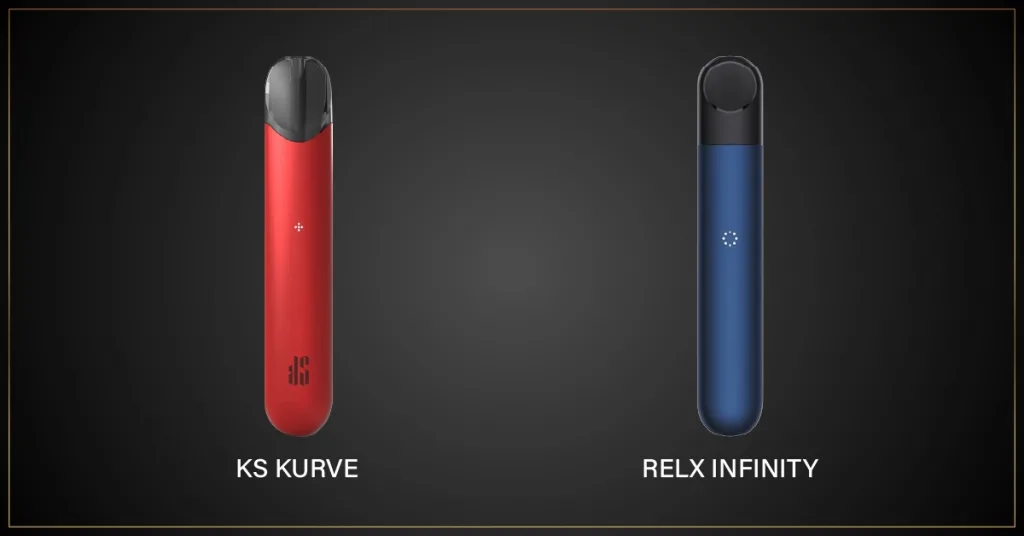 เปรียบเทียบความแตกต่าง Ks Kurve และ Relx Infinity 1